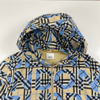 BURBERRY / ロゴ ナイロンジップアップパーカー 参考定価：170,000程度 SIZE:S