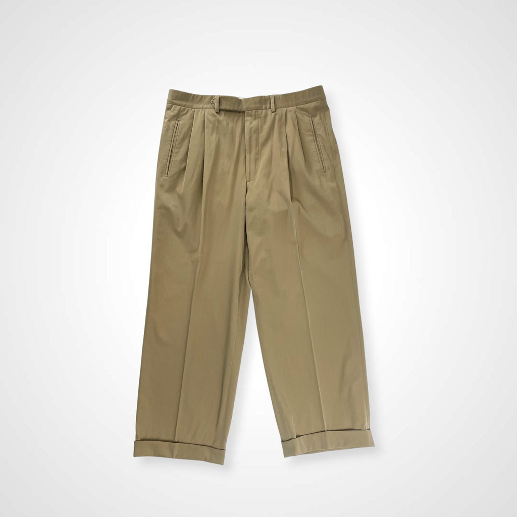 GIORGIO ARMANI ジョルジオアルマーニ / 80s BORGO21 ヴィンテージ ギャバジンスラックス SIZE:W90