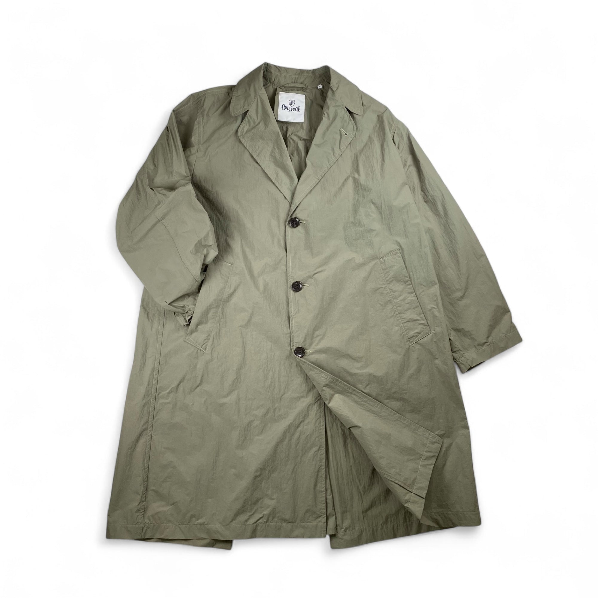 Orcival オーチバル / ナイロン バルマカーンコート SIZE:4（L程度）