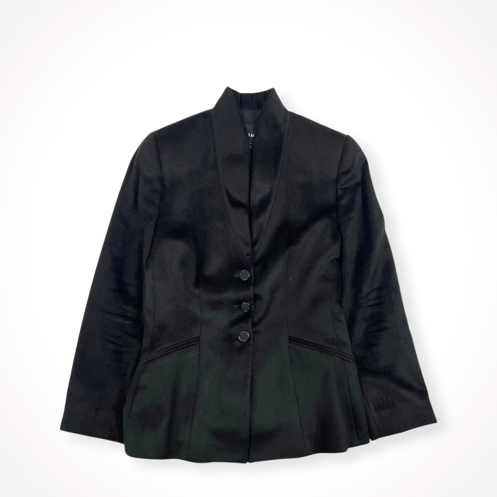 GIORGIO ARMANI / アーカイブ ウール×シルクノーカラージャケット BORGO21製 参考定価：300,000程度 SIZE:42