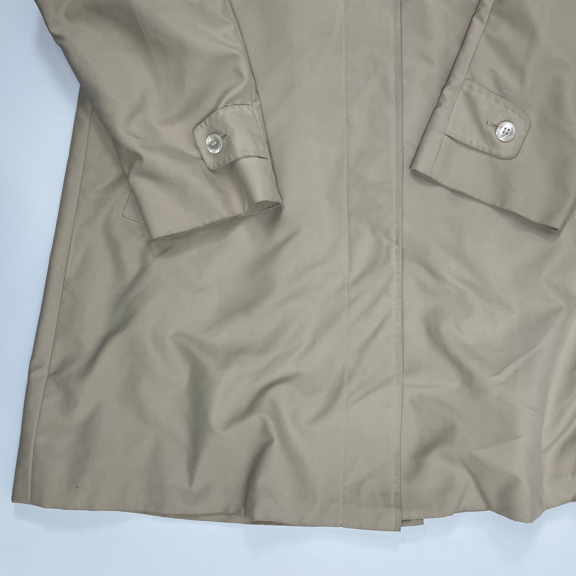 Aquascutum アクアスキュータム / ピーチスキンステンカラーコート 英国製 SIZE：M程度