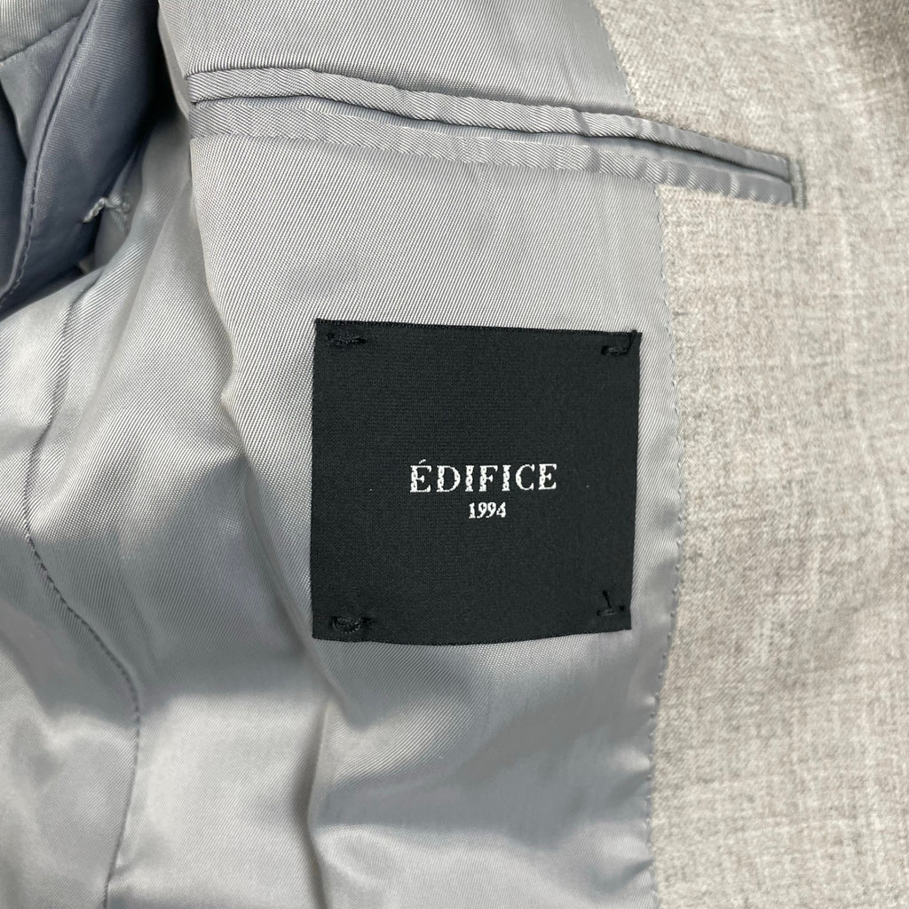 EDIFICE エディフィス / SUPER 120’sウールサキソニースーツ グレージュ 参考定価：40,000+tax SIZE:S