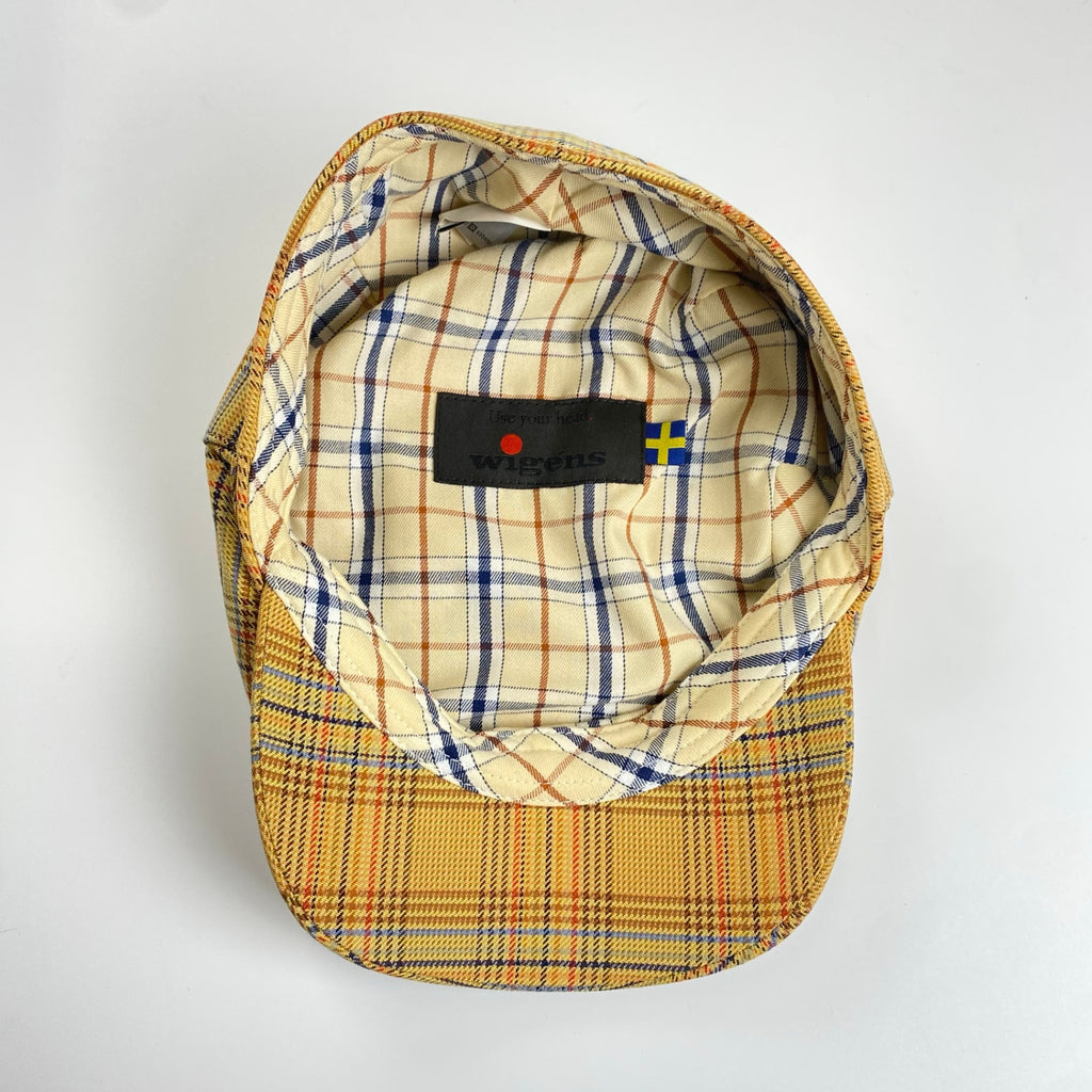 wigens ヴィーゲン / チェック柄 ハンチング スウェーデン王室御用達 参考定価：20,000程度 SIZE：59cm