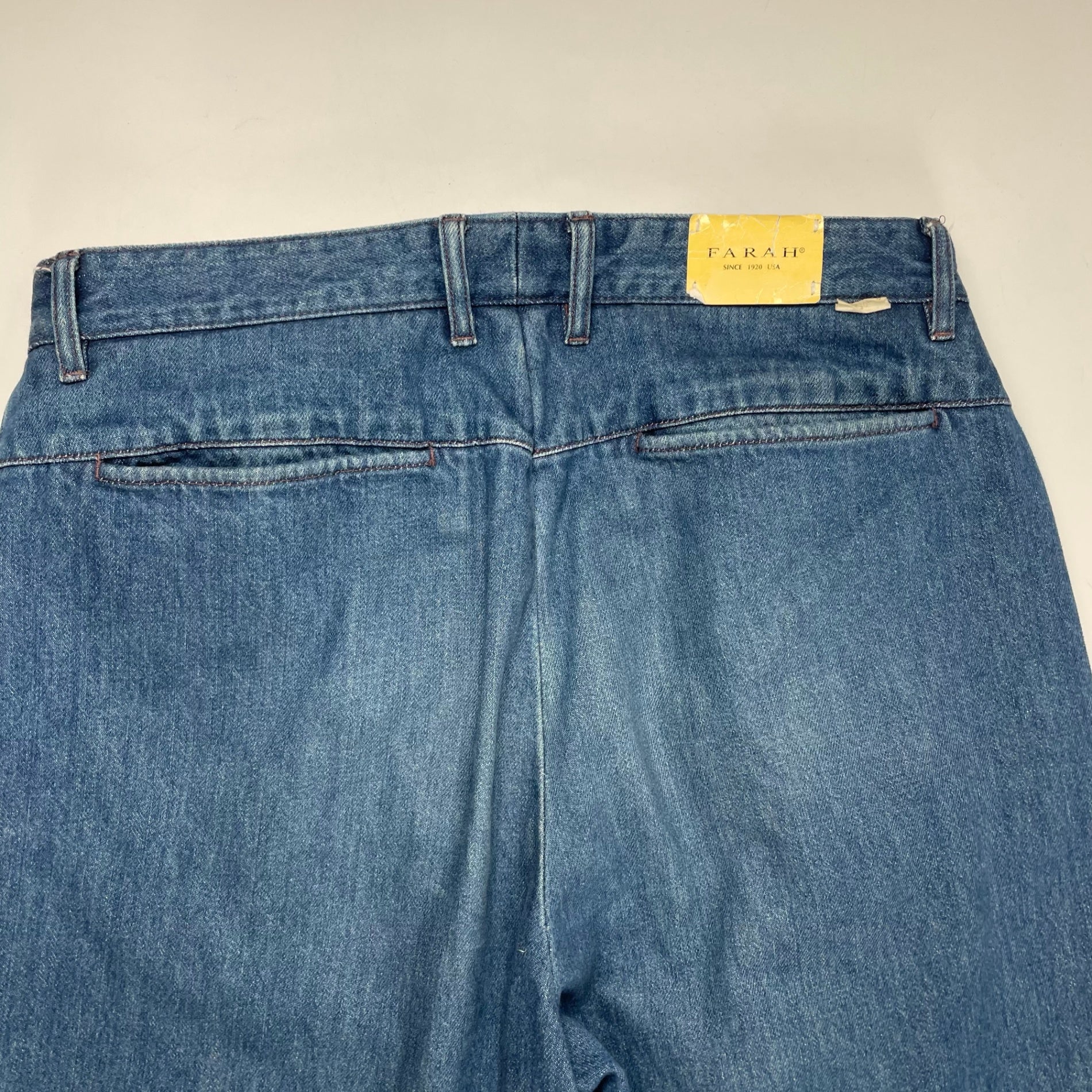 FARAH / 2タックワイドテーパード デニムパンツ 参考定価：18,000+tax SIZE：34