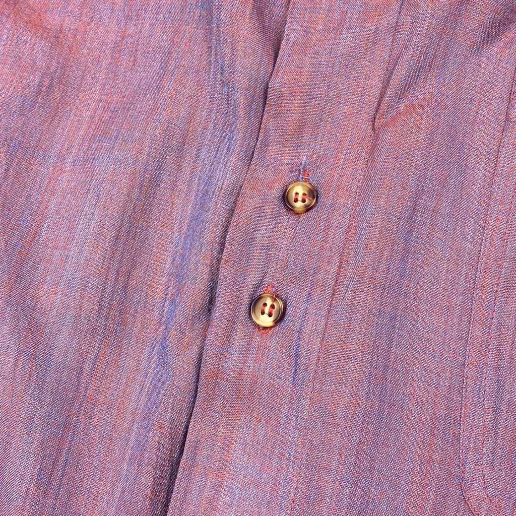 GOOUCH グーチ / シルクリネン デザイン シャツ SIZE：XL