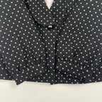 ARMANI COLLEZIONI アルマーニ コレツィオーニ / タキシードカラーショートジャケット ブラック イタリア製 参考定価：120,000程度 SIZE:42