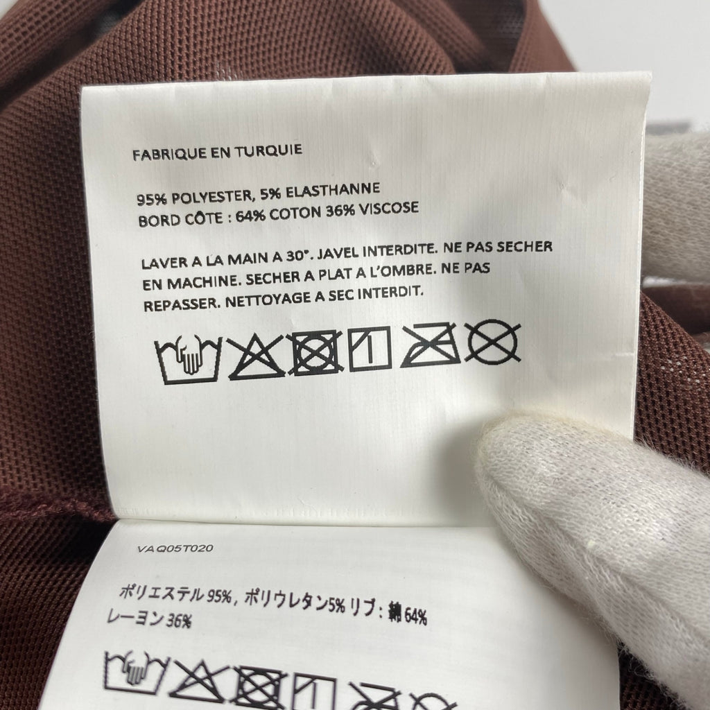 未使用  Vaquera ヴァケラ ユニセックス / ラインストーン「LOVE」ノースリーブ ブラウン 参考定価：183＄(27,000程度) SIZE:M