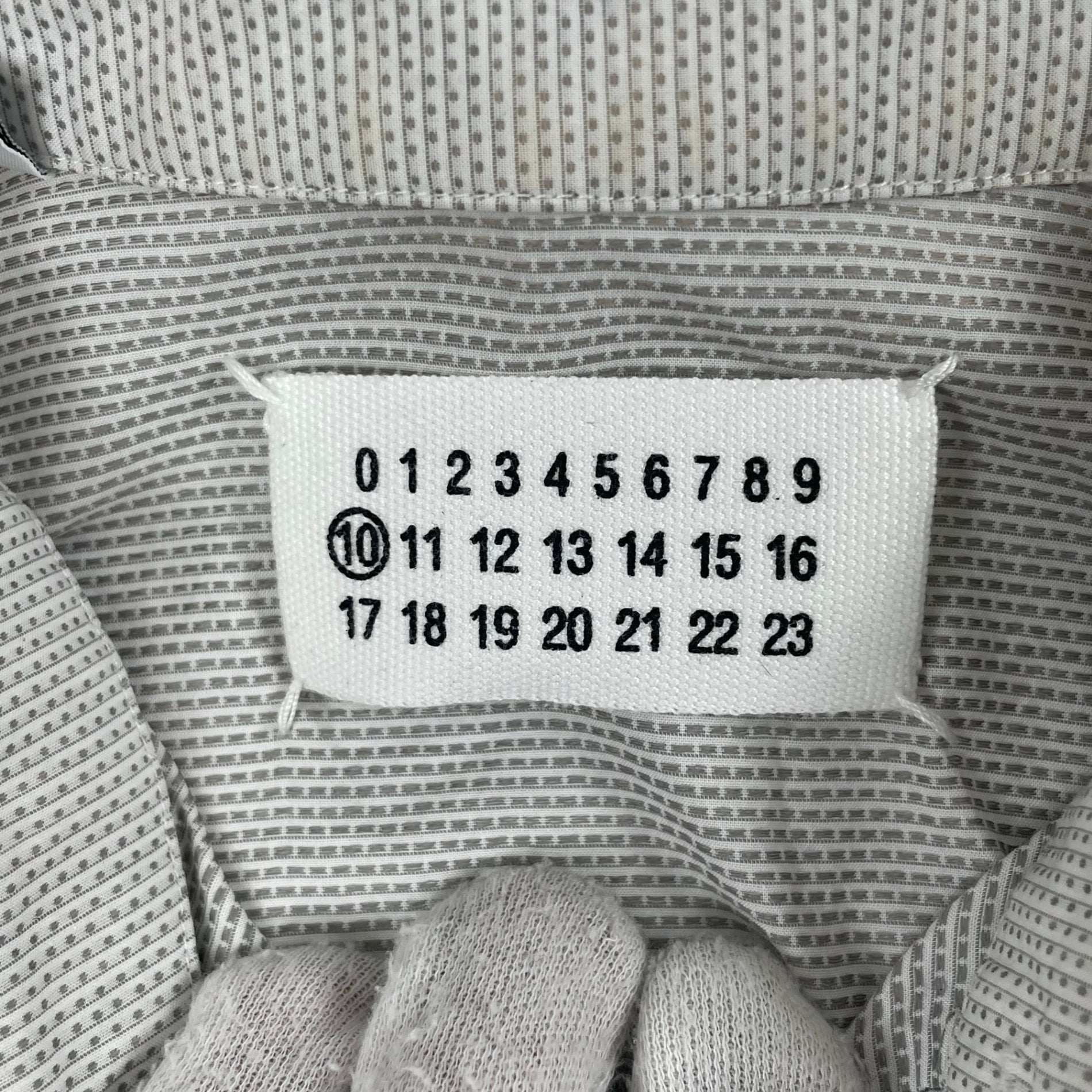 Maison Martin Margiela / アーカイブ スリムフィットシャツ ここのえタグ SIZE：44