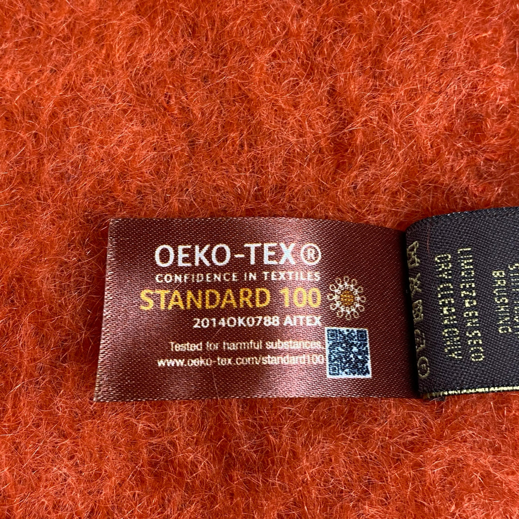 MANTAS EZCARAY マンタスエスカライ / モヘヤMIX大判マフラー OEKO-TEX認定品 169×34.5cm 参考定価：25,000程度