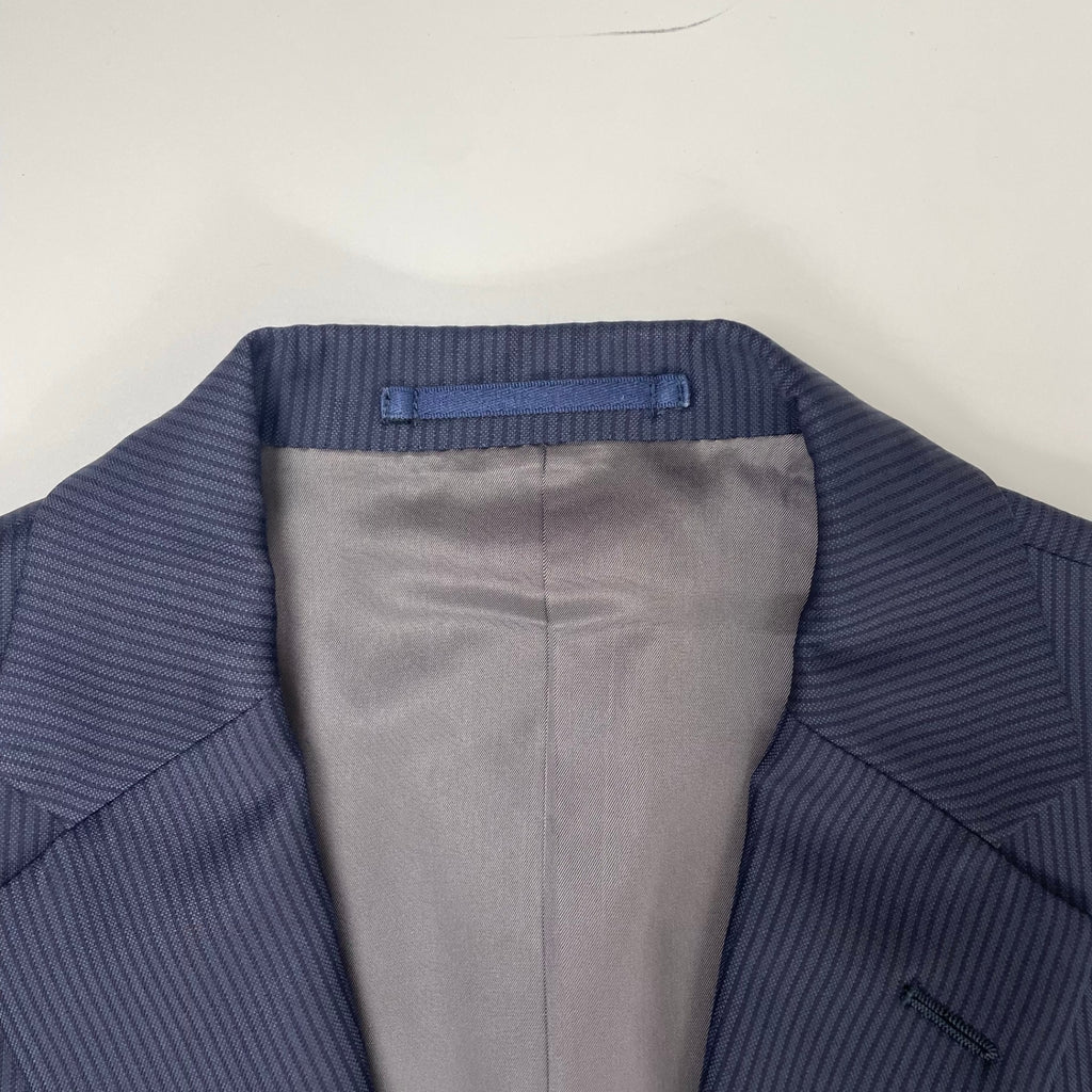 Ermenegildo Zegna エルメネジルドゼニア / TROFEO600 ウール×シルク セットアップスーツ 百貨店仕立て 本切羽 SIZE:L程度