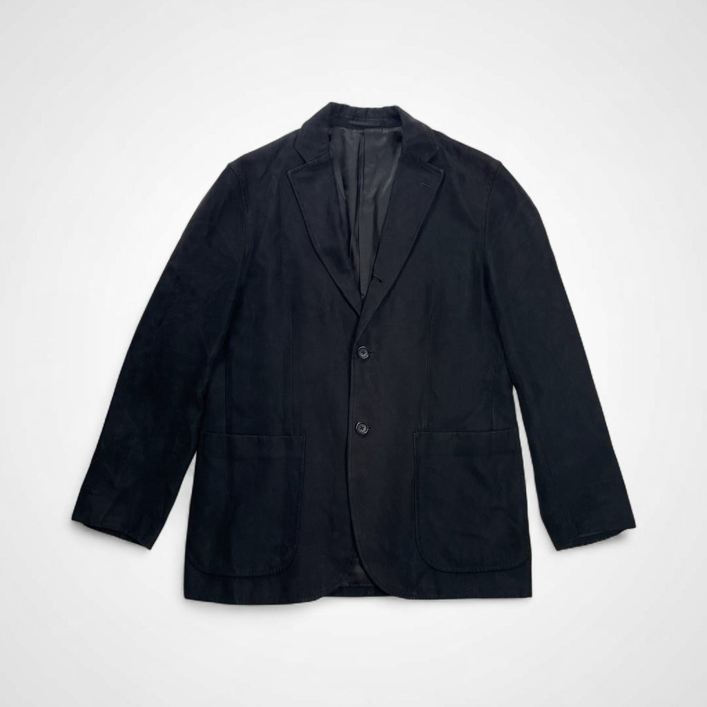 J.PRESS ジェイプレス / スウェードタッチ段返り3Bジャケット  ブラック SIZE：L