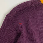 50s Stadium スタジアム / ヴィンテージ レタードカーディガン PURE WOOL SIZE:M程度