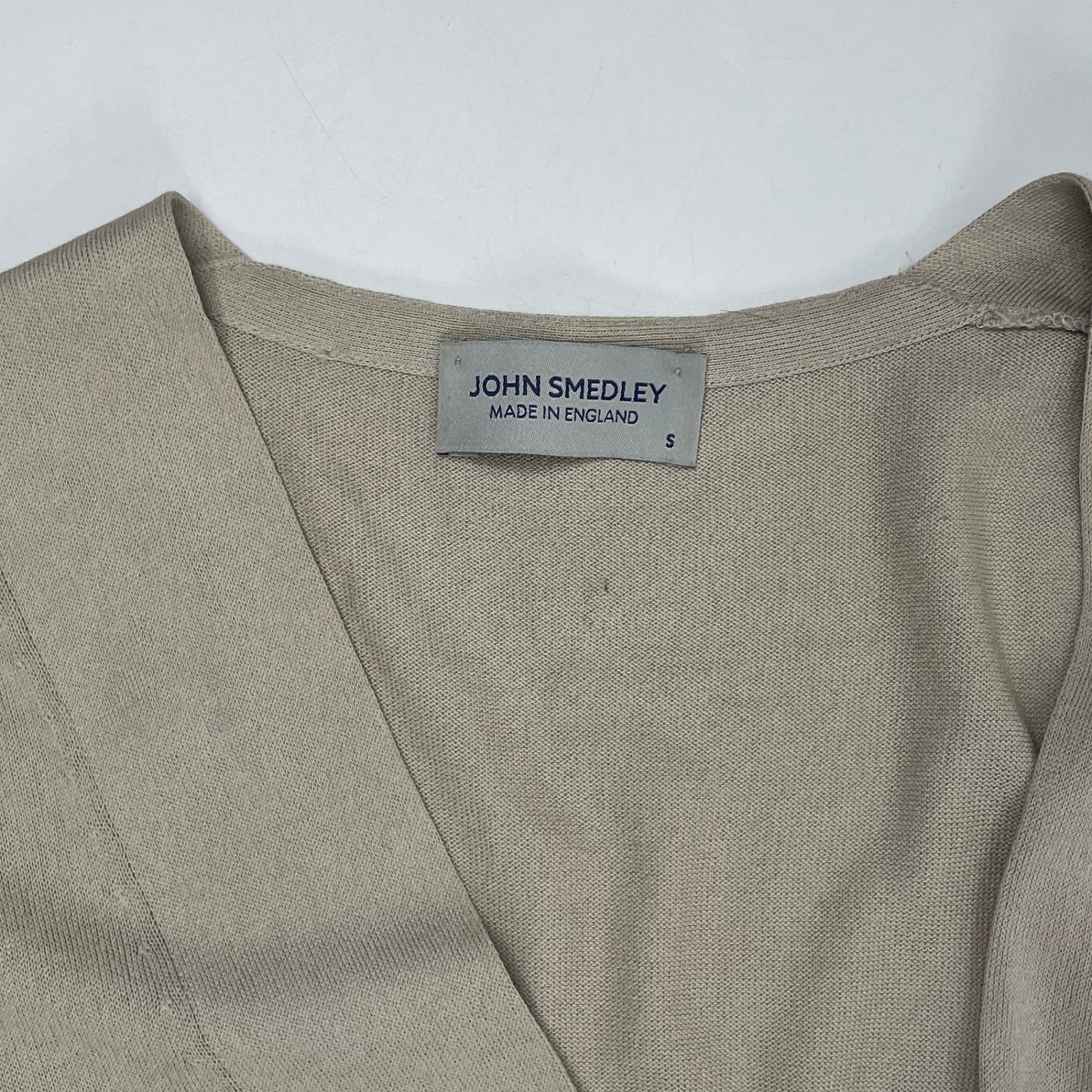JOHN SMEDLEY / ノースリーブニットワンピース 英国製 SIZE:S