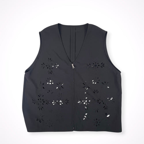 HARE / フラワーモチーフレーザーカットベスト 参考定価：13,000+tax SIZE:FREE