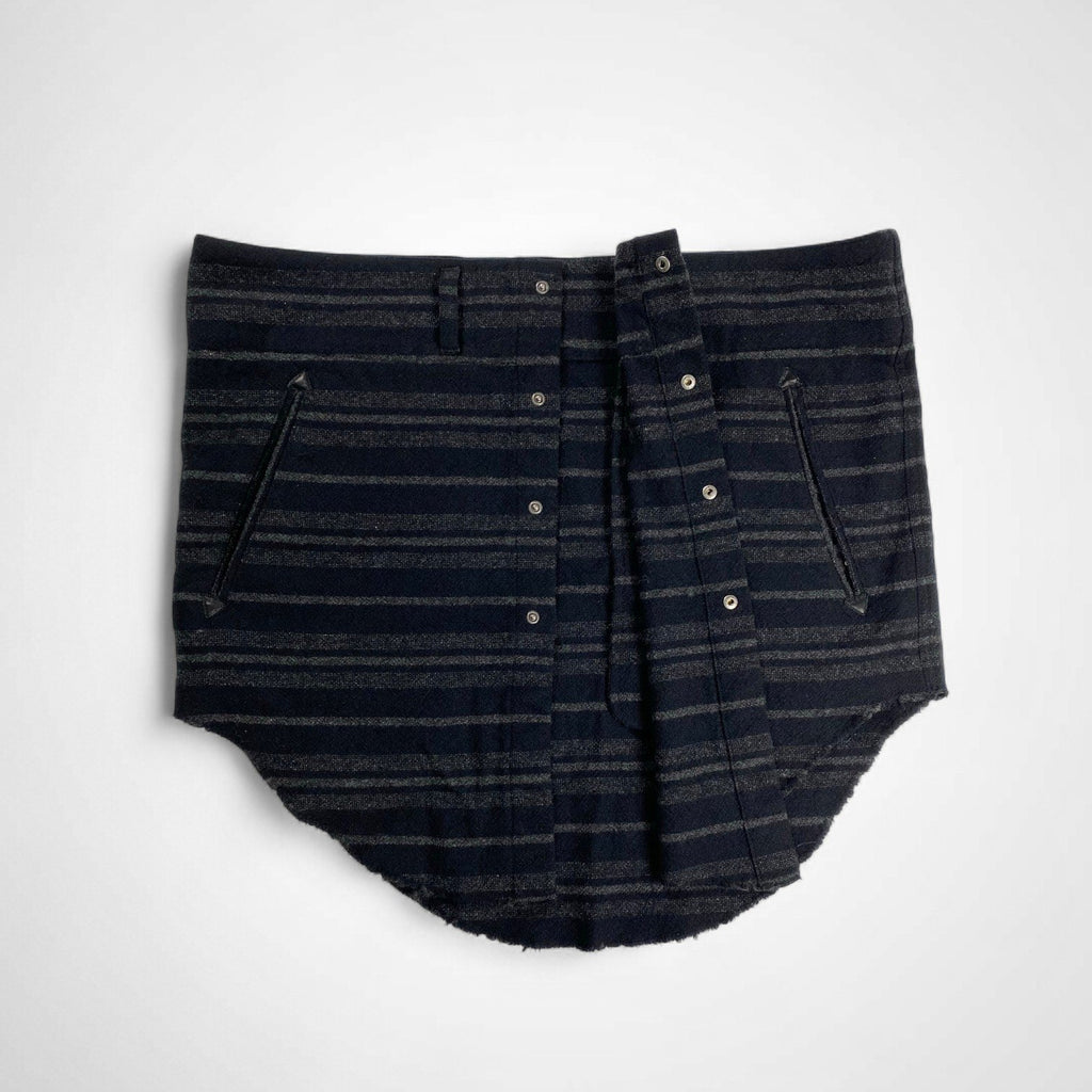 The Letters ザ レターズ / ボーダーラップスカート エプロン SIZE:FREE