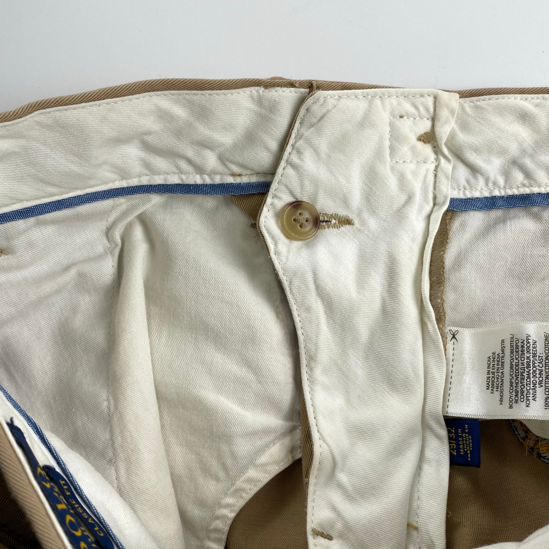 POLO RALPH LAUREN ポロラルフローレン / エンブレム刺繍 5ポケット チノ ポニー刺繍 SIZE:W29 L32