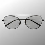 【美品】 金子眼鏡 / PURE TITANIUM ダブルブリッジ  KM-38 GY 参考定価：50,000程度