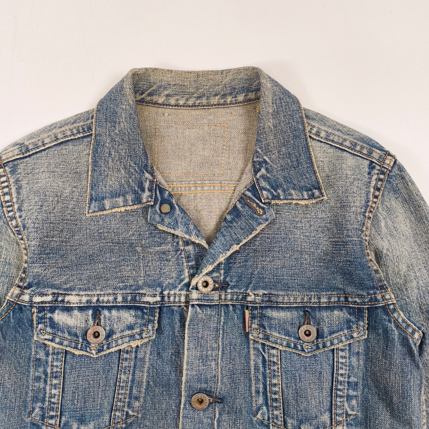 STAMMBAUM × L'APPARTEMENT / 別注 ヴィンテージ加工デニムジャケット SIZE:M