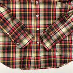 Errico Formicola / コットンチェックシャツ 参考定価：40,000程度 SIZE:M