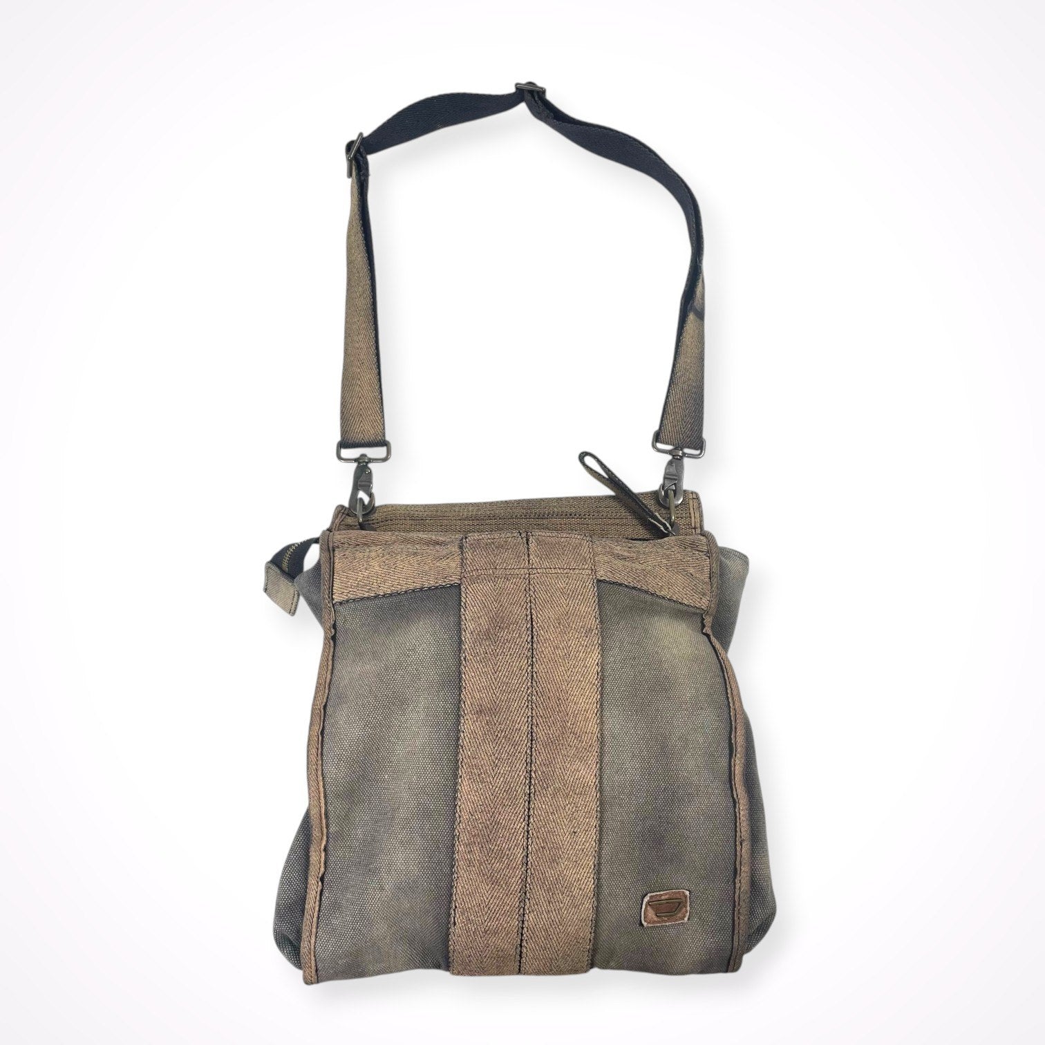 DIESEL / ヴィンテージキャンバスショルダーバッグ ブラック