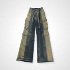 Rick owens リックオウエンス / ダブルカーゴジャンボベラロングパンツ 23SS EDFU期 ダークインディゴ タグ付 SIZE：46