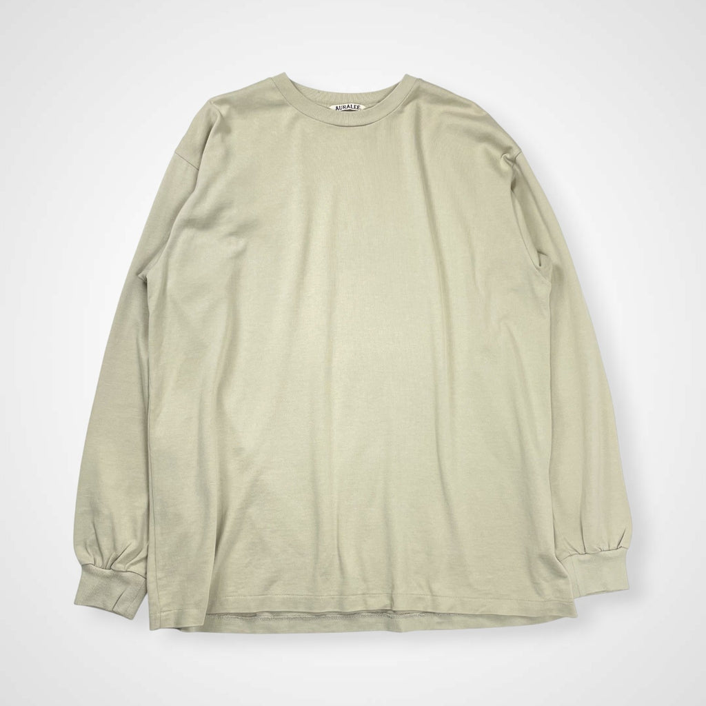 AURALEE オーラリー / LUSTER PLAITING L/S TEE 参考定価：13,000+tax SIZE:3