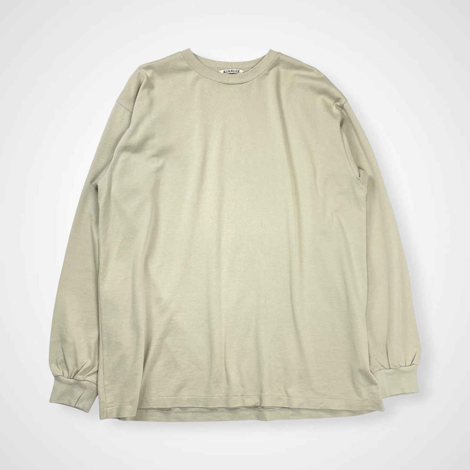 AURALEE オーラリー / LUSTER PLAITING L/S TEE 参考定価：13,000+tax SIZE:3