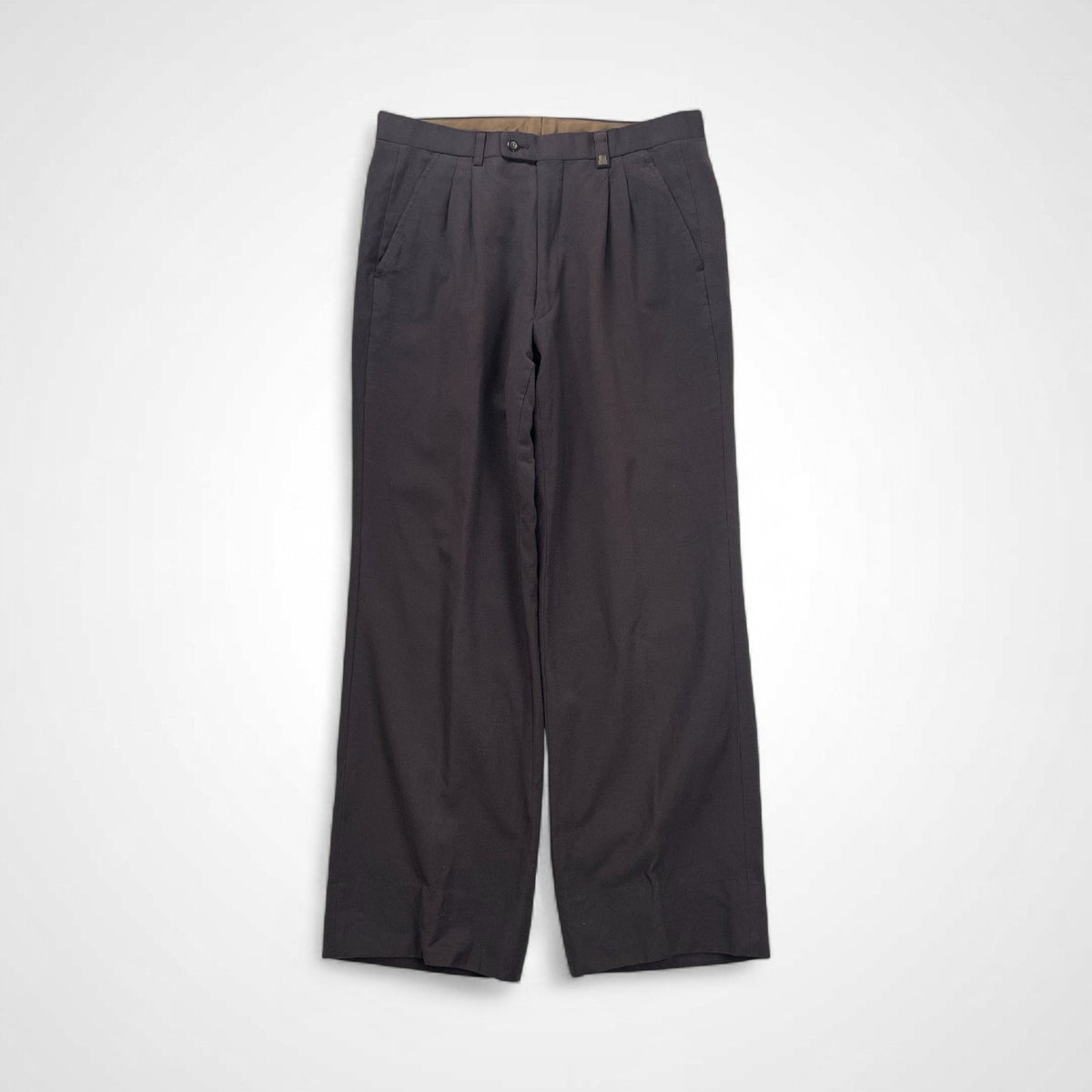 LANVIN PARIS ランバン パリ / ヴィンテージ2タックスラックス ウール100％ SIZE:W81cm