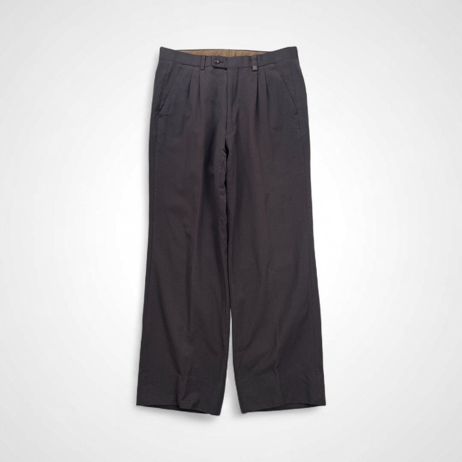 LANVIN PARIS ランバン パリ / ヴィンテージ2タックスラックス ウール100％ SIZE:W81cm