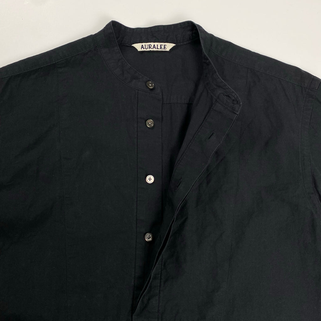 AURALEE オーラリー / WASHED FINX TWILL HALF SLEEVED P/O SHIRTS プルオーバーシャツ ユニセックス SIZE：0