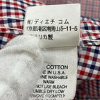 THOM BROWNE × 10 CORSO COMO COMME des GARCONS / コラボ チェック柄ボタンダウンシャツ SIZE:2