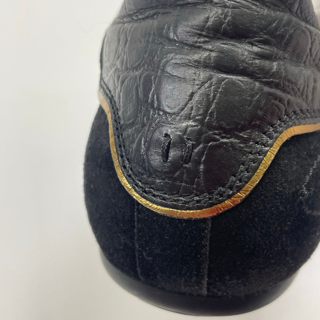 LOUIS VUITTON ルイ・ヴィトン / 筆記体ロゴ スウェードレザースニーカー 参考定価：160,000程度 SIZE:6 1/2