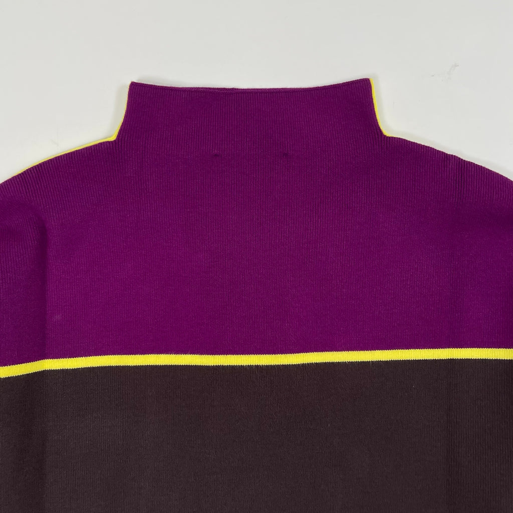 VICTORIA BECKHAM / ブロックカラーニット 参考定価：60,000程度 SIZE:L