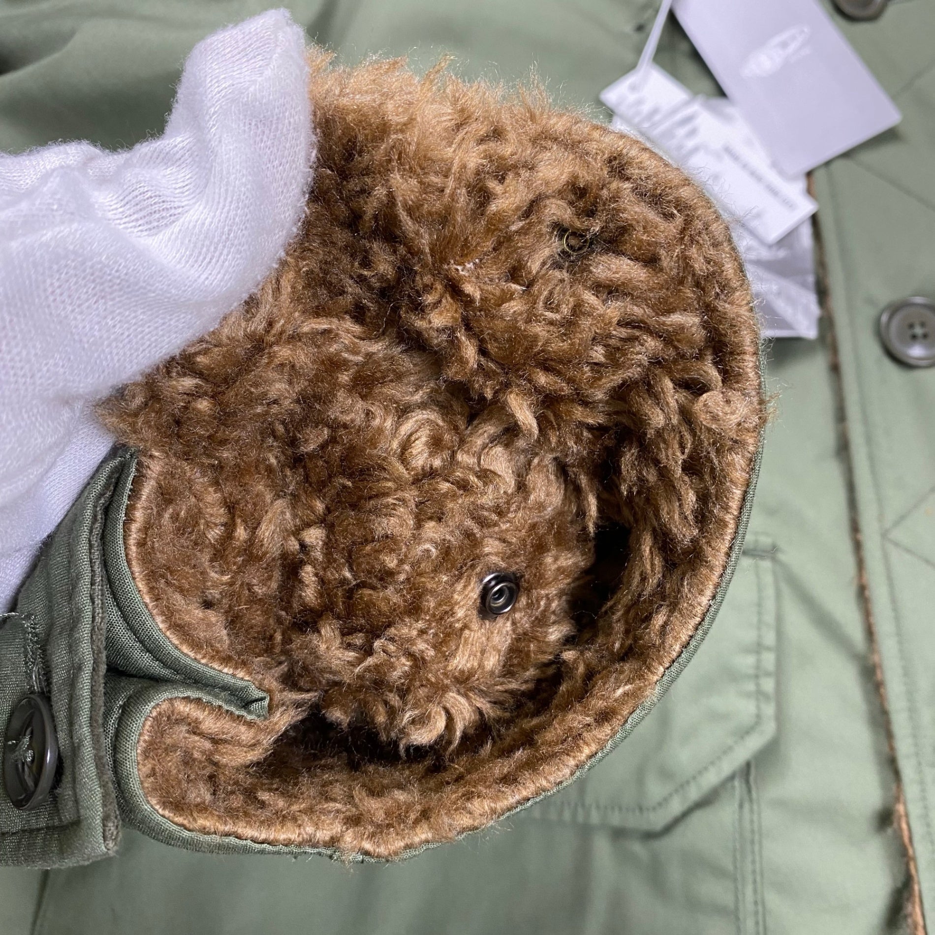 ENGINEERED GARMENTS × BEAMS PLUS / Reversible Field Fur Coat  タグ付 参考定価：117,000+tax SIZE:L