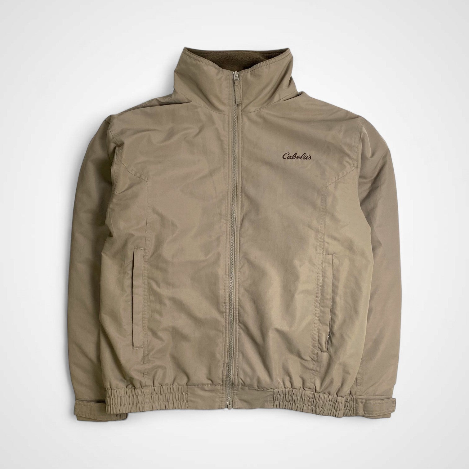 Cabela's カベラス / 古着 アウトドア ジップアップジャケット ベージュ SIZE：M