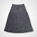 齋藤都世子 toyoko saito / エンブロイダリーニットセットアップ 参考定価：150,000程度 SIZE:M-L程度