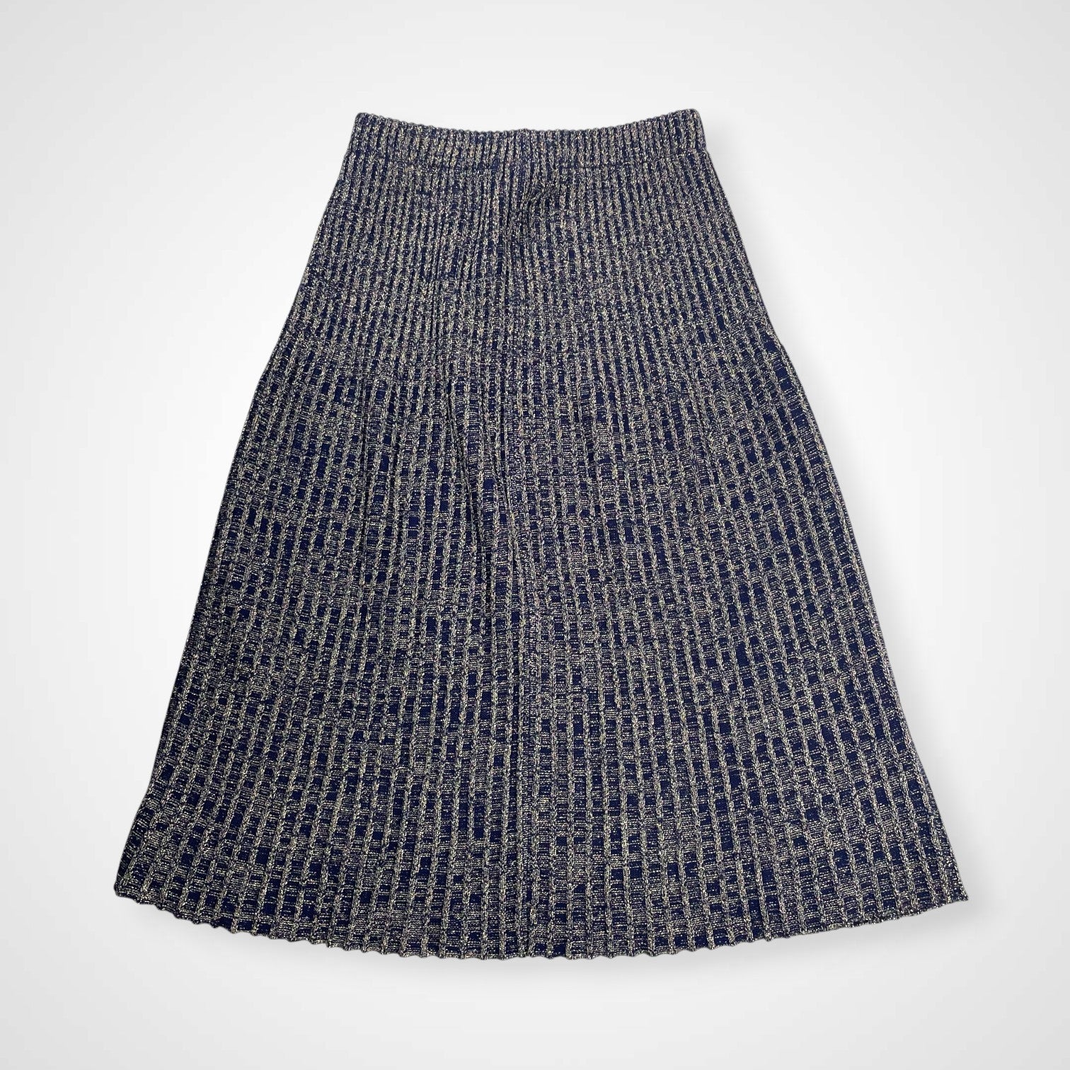 齋藤都世子 toyoko saito / エンブロイダリーニットセットアップ 参考定価：150,000程度 SIZE:M-L程度
