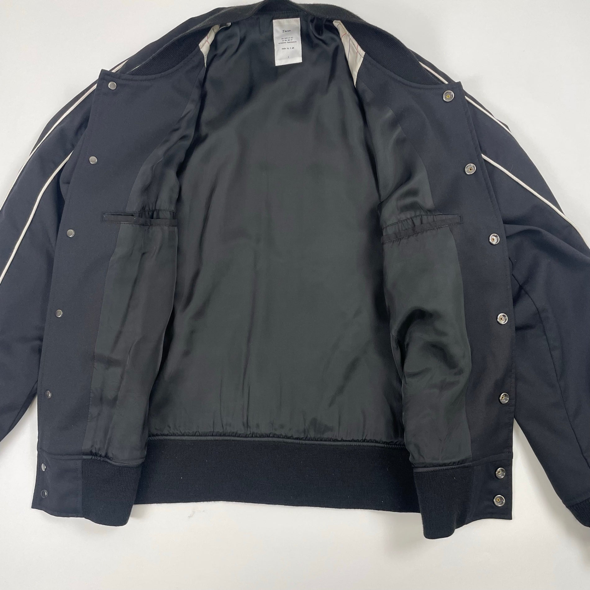 Name. ネーム / BOMBER JACKET W/PIPING 参考定価：48,000+tax SIZE:1