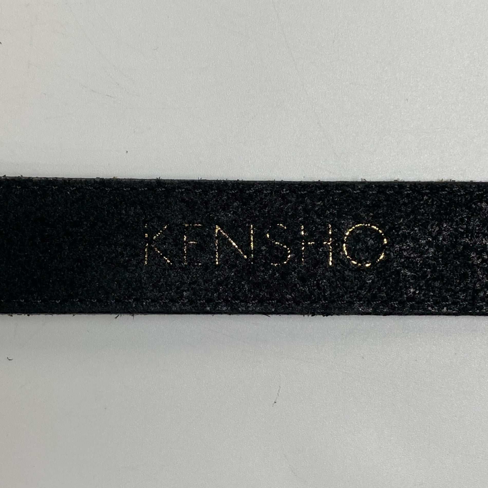KENSHO ケンショウ / バレットデザイン レザーベルト 彫金 全長101cm