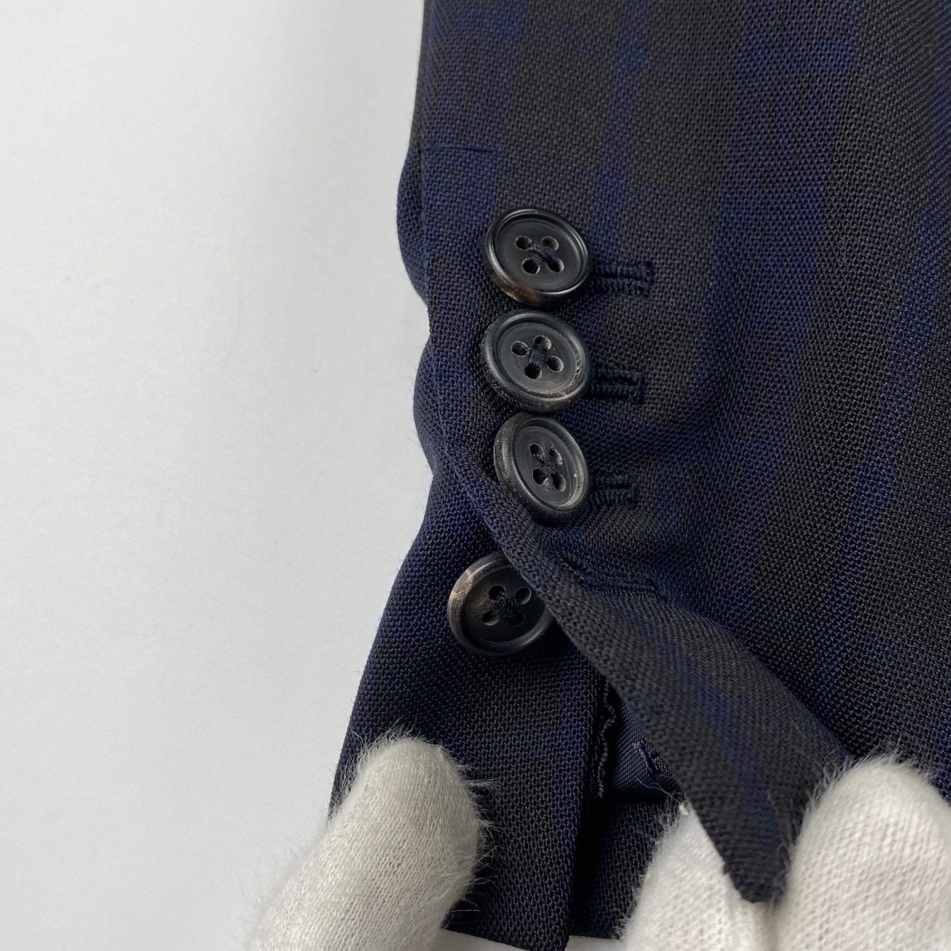 【極美品】 HERMES エルメス / チェック柄 アンコン テーラードジャケット SIZE:48