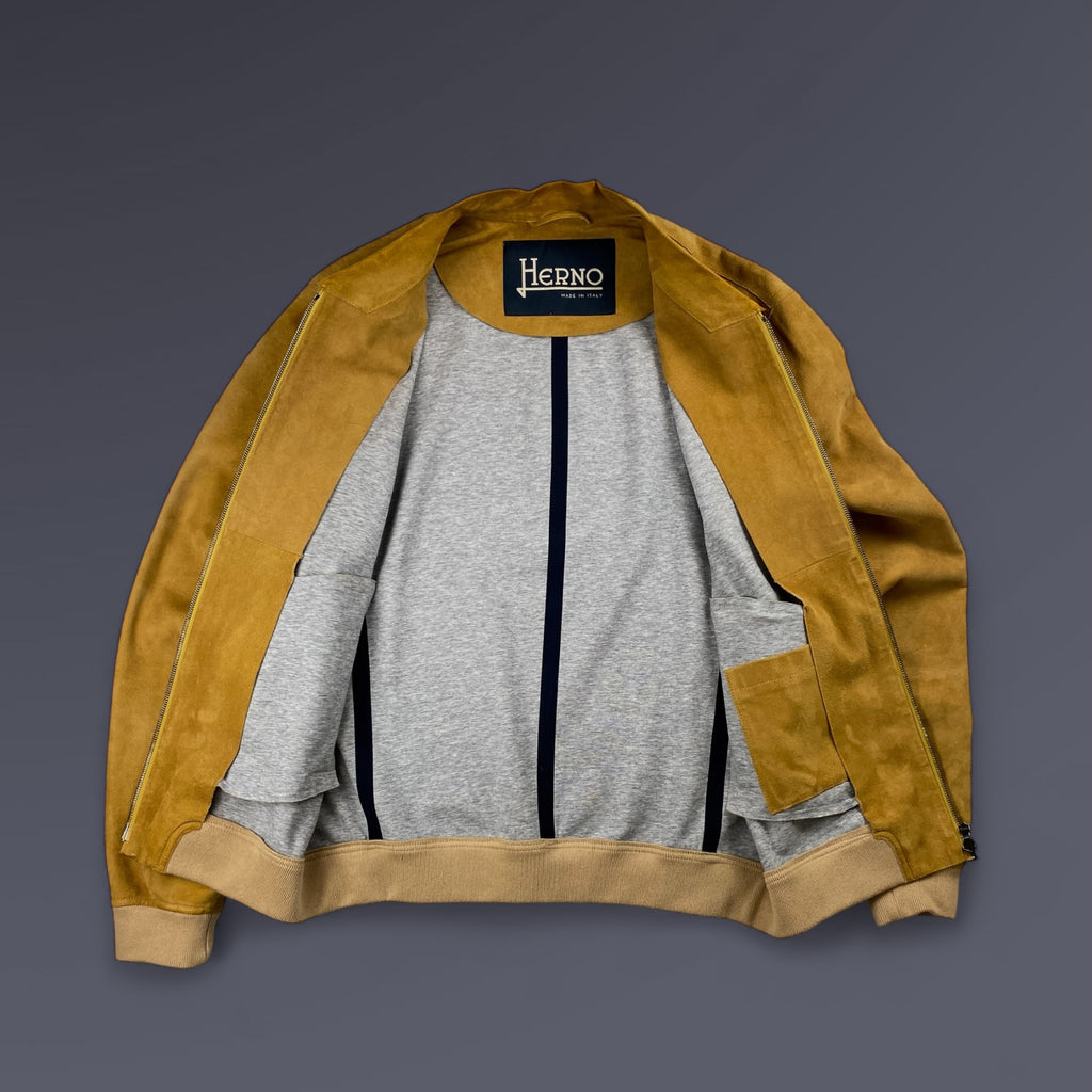 HERNO ヘルノ / ゴートレザージャケット 参考定価：130,000+tax SIZE:48（L程度）