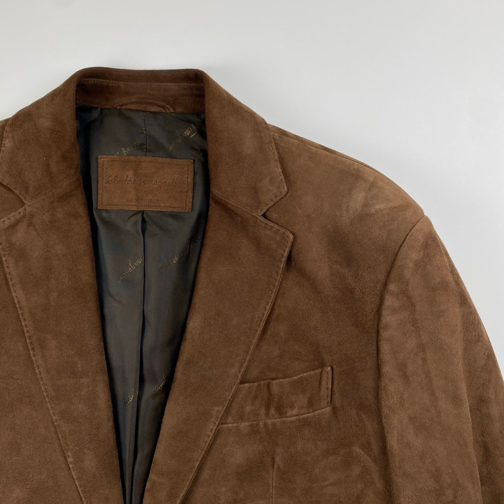 Salvatore Ferragamo サルバトーレ フェラガモ / レザーテーラードジャケット SIZE:48（L程度）