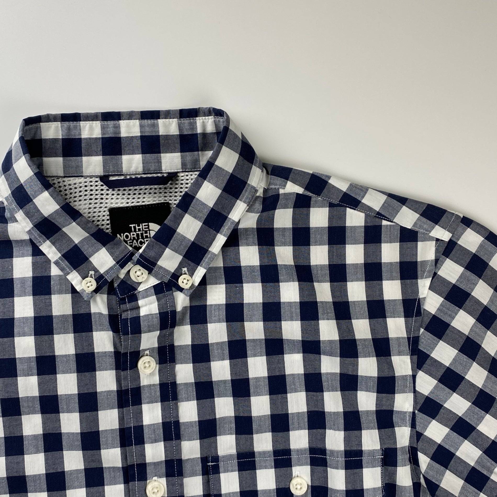 THE NORTH FACE ザ ノースフェイス / 半袖 ボタンダウン チェックシャツ NR21458 SIZE:M