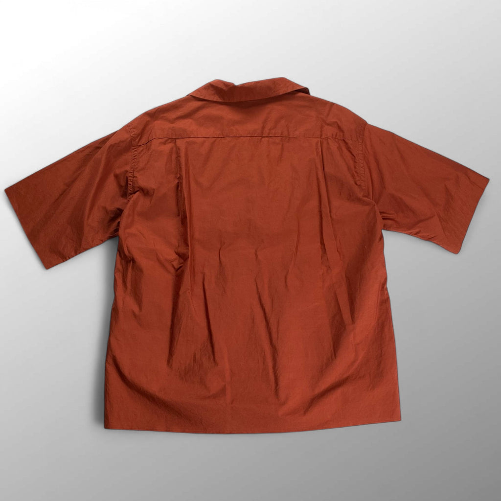 AURALEE オーラリー / SELVEDGE WEATHER CLOTH HALF SLEEVED SHIRTS オープンカラーシャツ SIZE：1