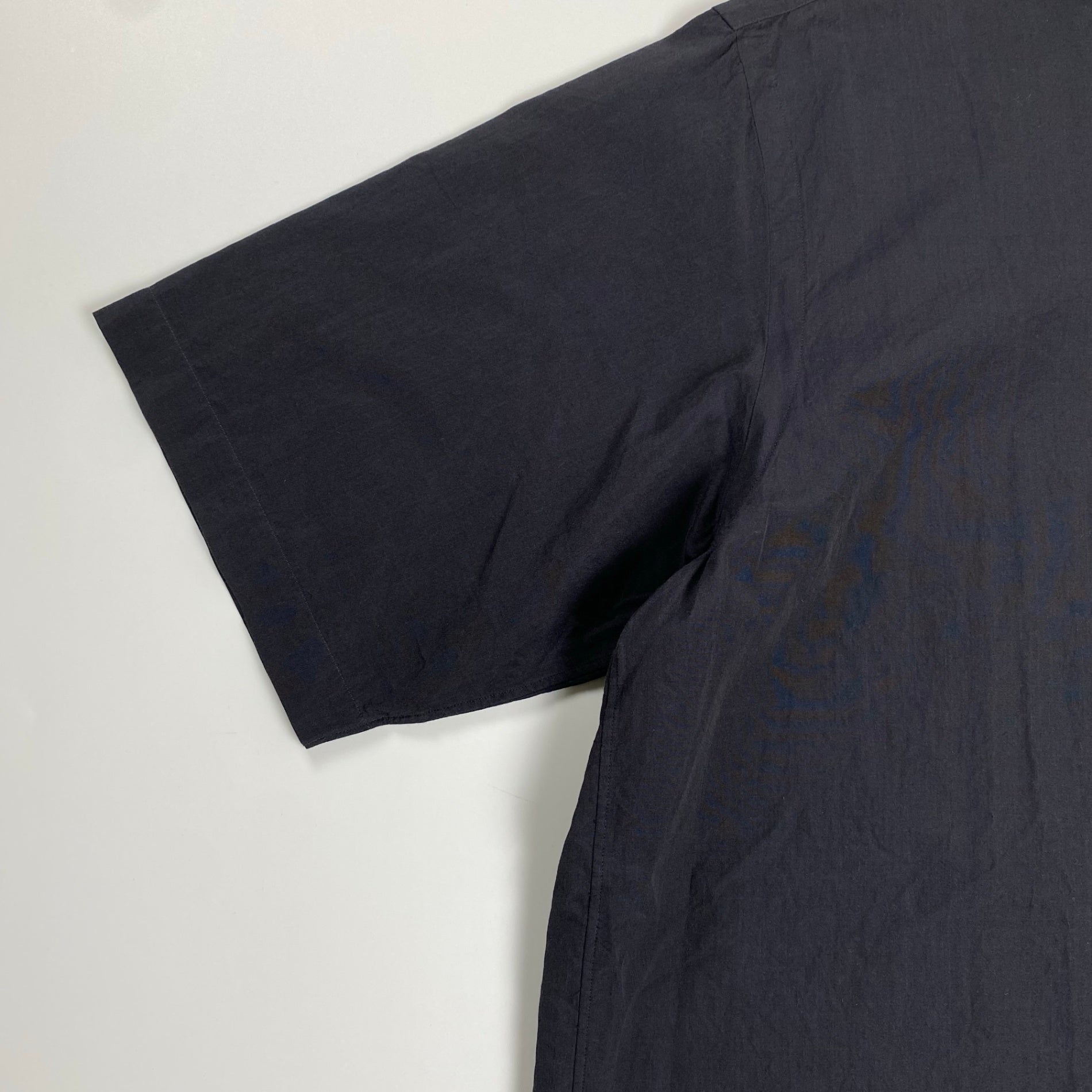 COMOLI コモリ / コモリショートスリーブシャツ ブラック 美品 R01-02008 SIZE:1