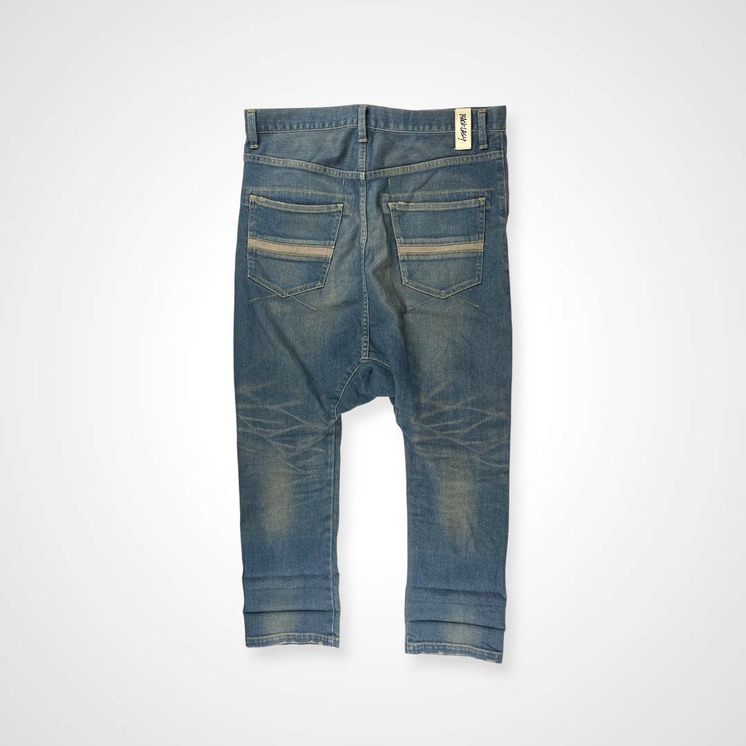 ISAMU KATAYAMA BACKLASH x ROYAL FLASH イサムカタヤマ バックラッシュ ロイヤルフラッシュ / SARROUEL SKINNY DENIM サルエルスキニーデニム 参考定価：38,000+tax SIZE:M