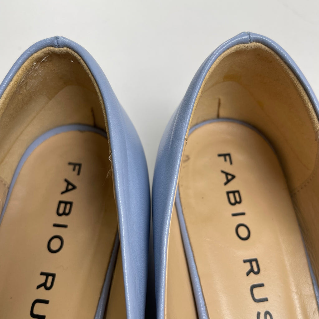 FABIO RUSCONI ファビオルスコーニ / ポインテッドフラットパンプス 箱・布袋付 参考定価：32,000+tax SIZE:38