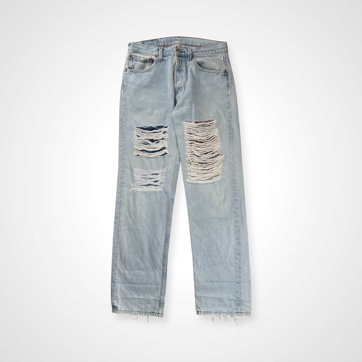 EURO Levi's ユーロリーバイス / 90s 501 ダメージ＆リペア デニムパンツ ポーランド製 SIZE:W33 L32