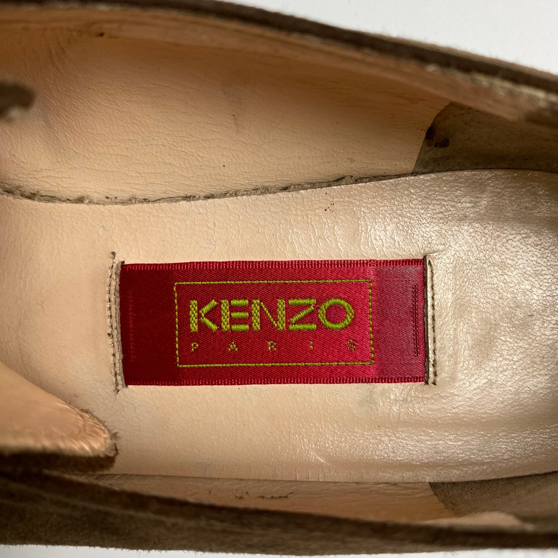 8-90s VINTAGE KENZO ヴィンテージ ケンゾー / スウェードレースアップシューズ SIZE:34 1/2(約22cm程度)