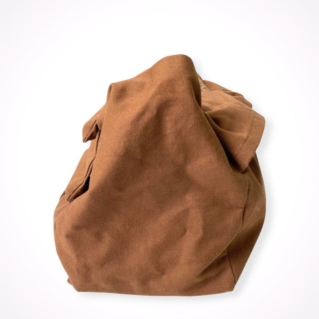 Brown Brown / キャンバス生地 ハンドルカゴバッグ 参考定価：24,000程度